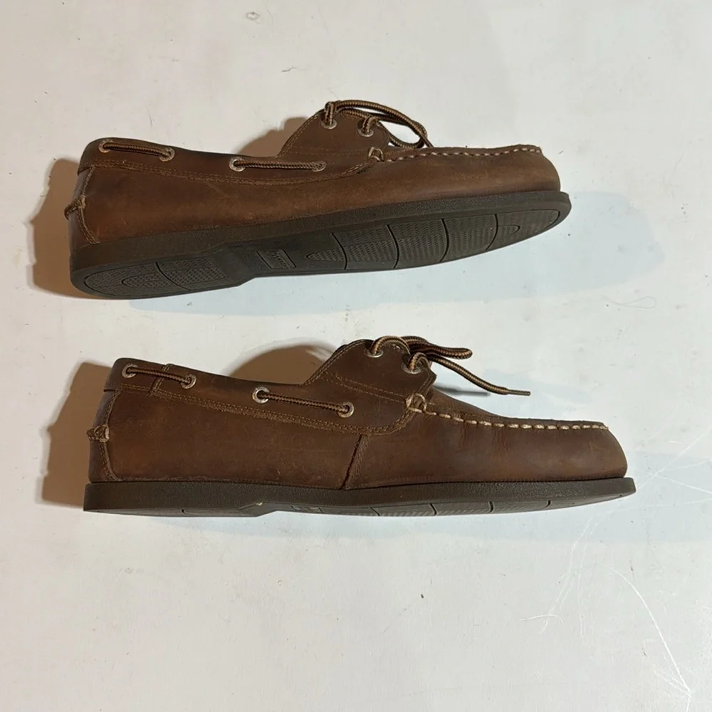 Dockers Brown Leather Boat Shoes